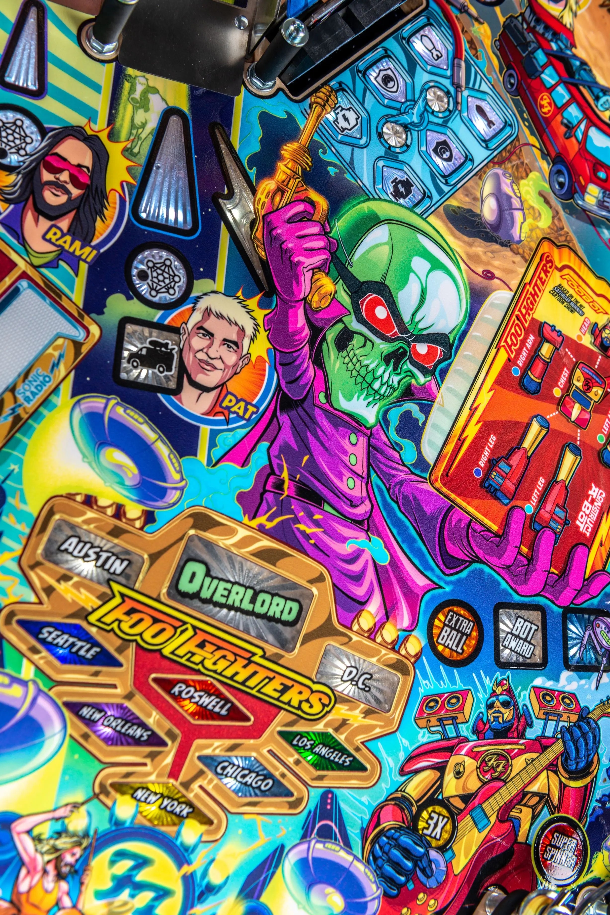 Flipper Foo Fighters Premium Stern Pinball