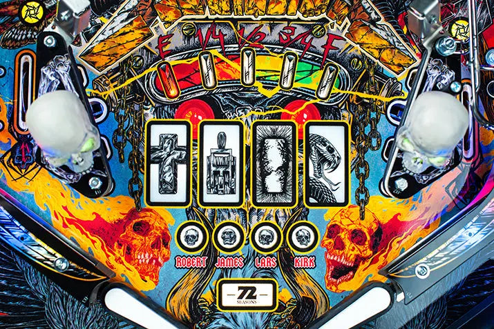 Flipper Metallica Remastered Premium Stern Pinball