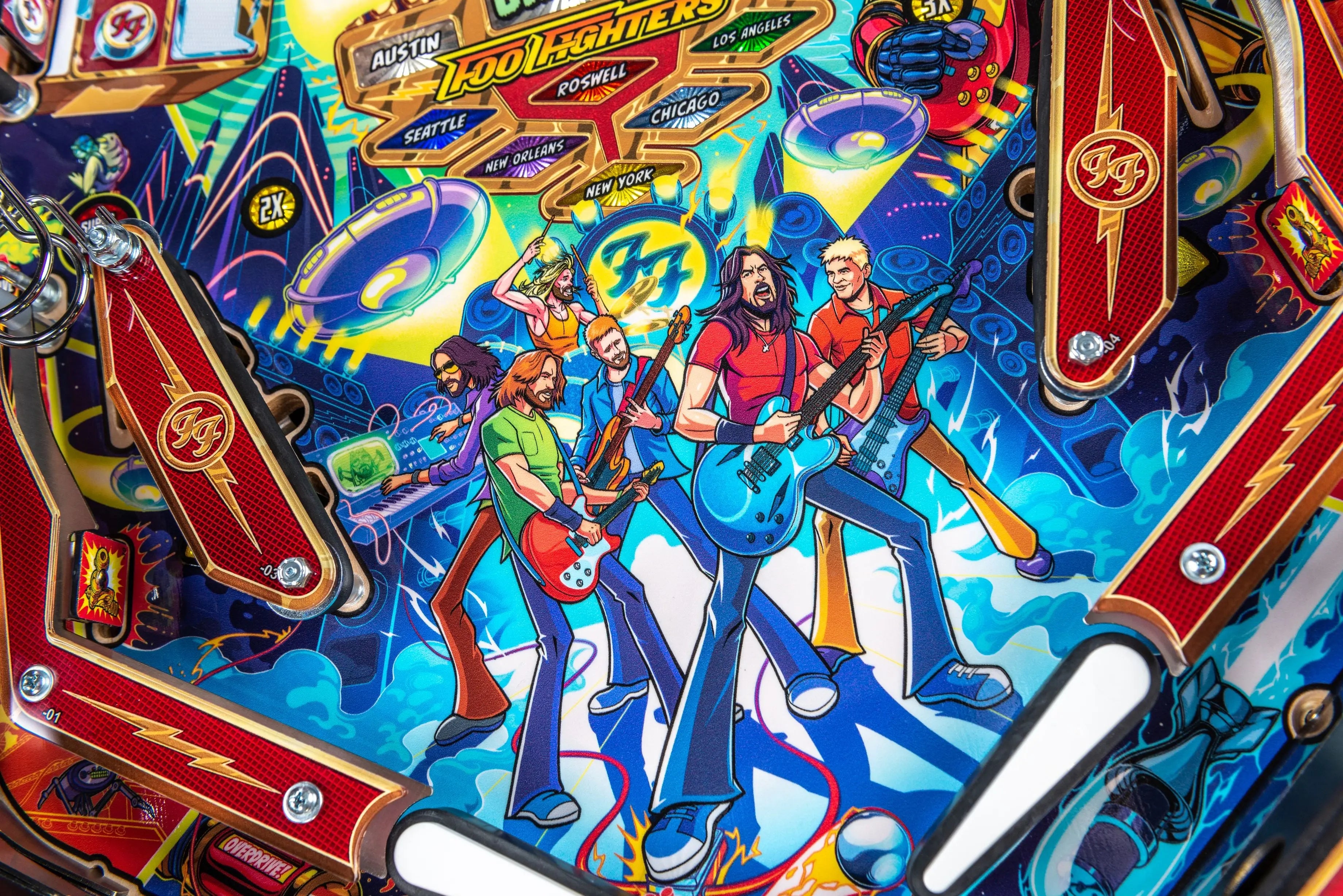 Flipper Foo Fighters Premium Stern Pinball