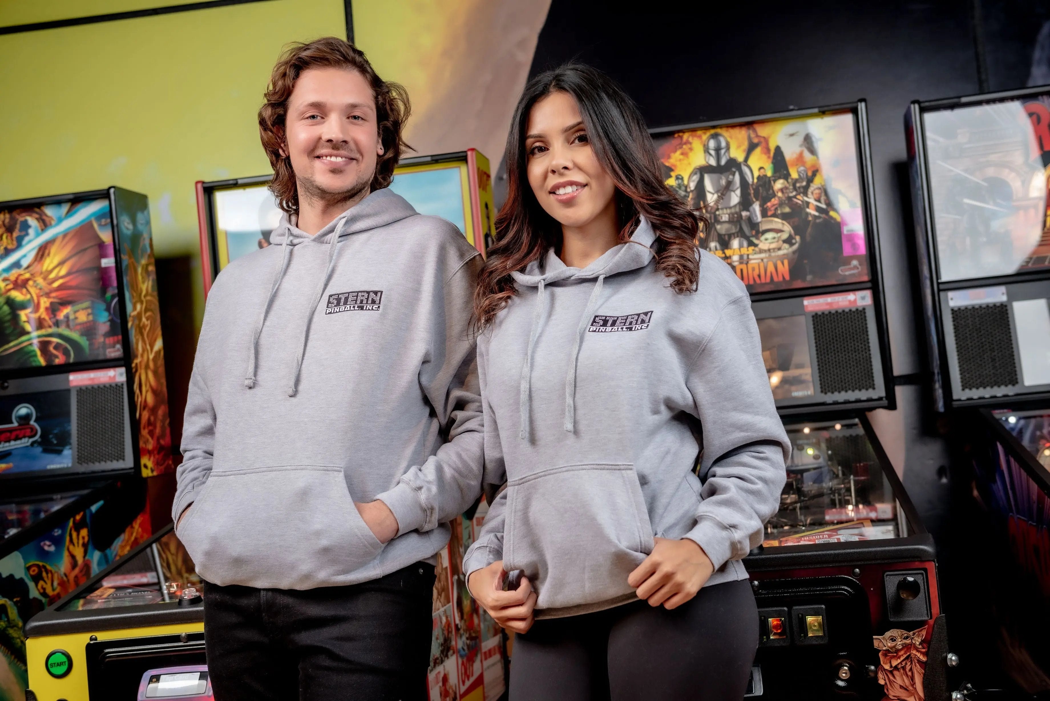 Stern Gray Fleece Hoodie